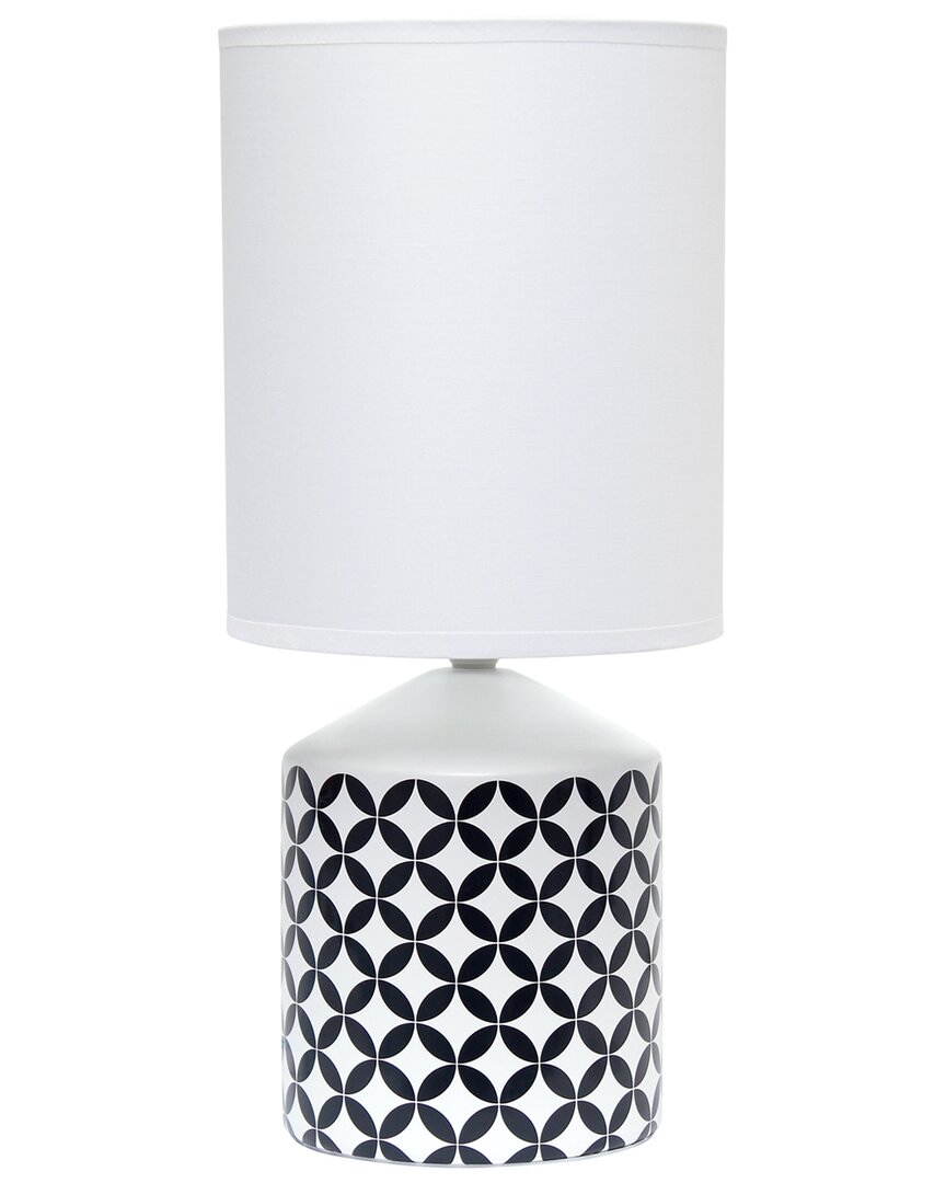 Lalia Home Fresh Prints Table Lamp In White