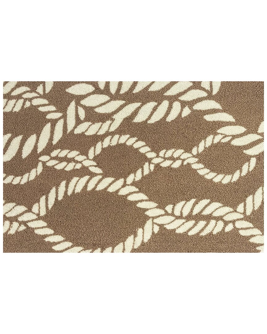 The Rug Market Twister 30x48in Doormat In Tan