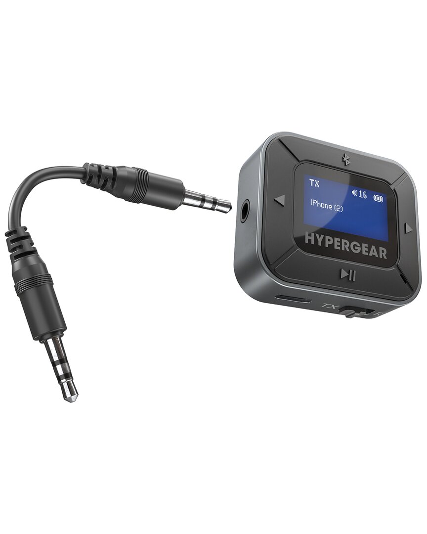 Hypergear Intellicast Flight Audio Transmitter + Receiver In Black