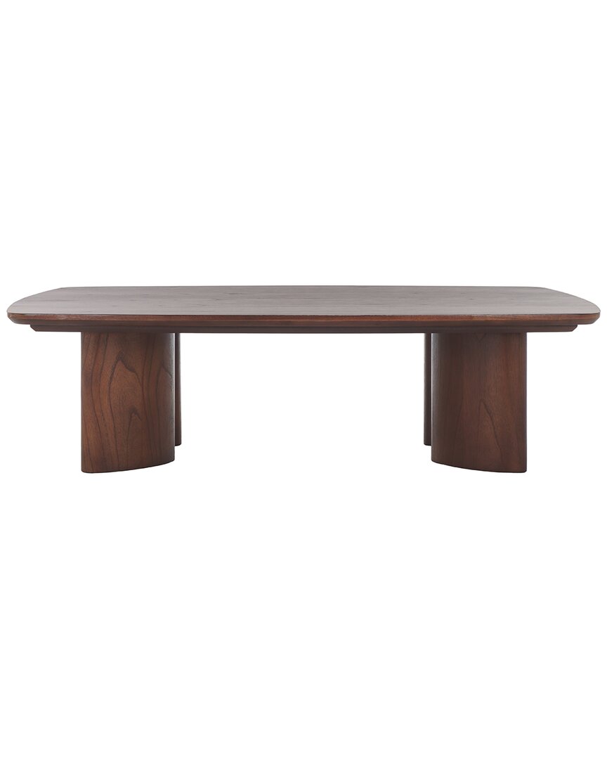 Safavieh Couture Barnard Rectangle Wood Coffee Table Sfv1702b