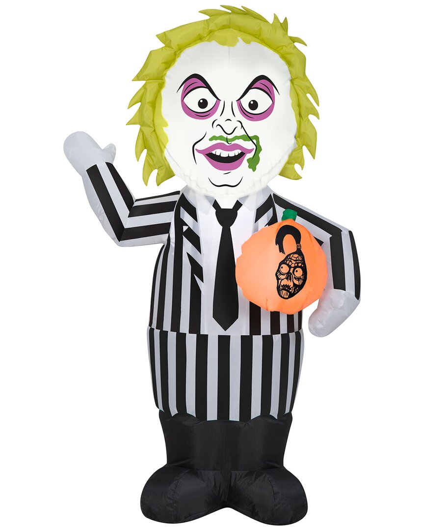 Shop National Tree Company 42in Inflatable Beetlejuice Character In Black