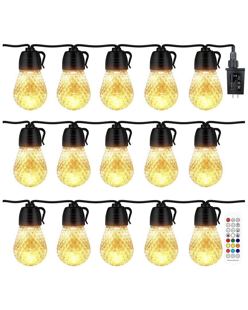 Fresh Fab Finds 52.5ft Colorful Outdoor String Lights