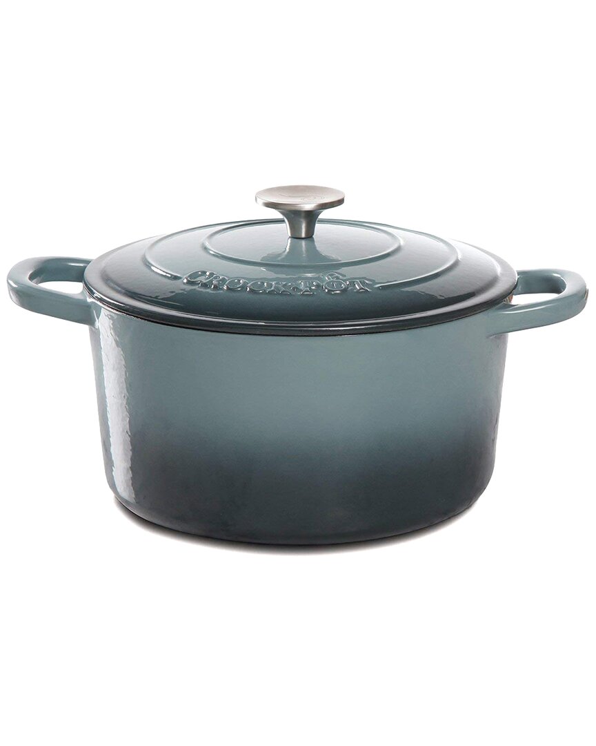 Crock-pot Artisan 5qt Round Enameled Cast Iron Dutch Oven