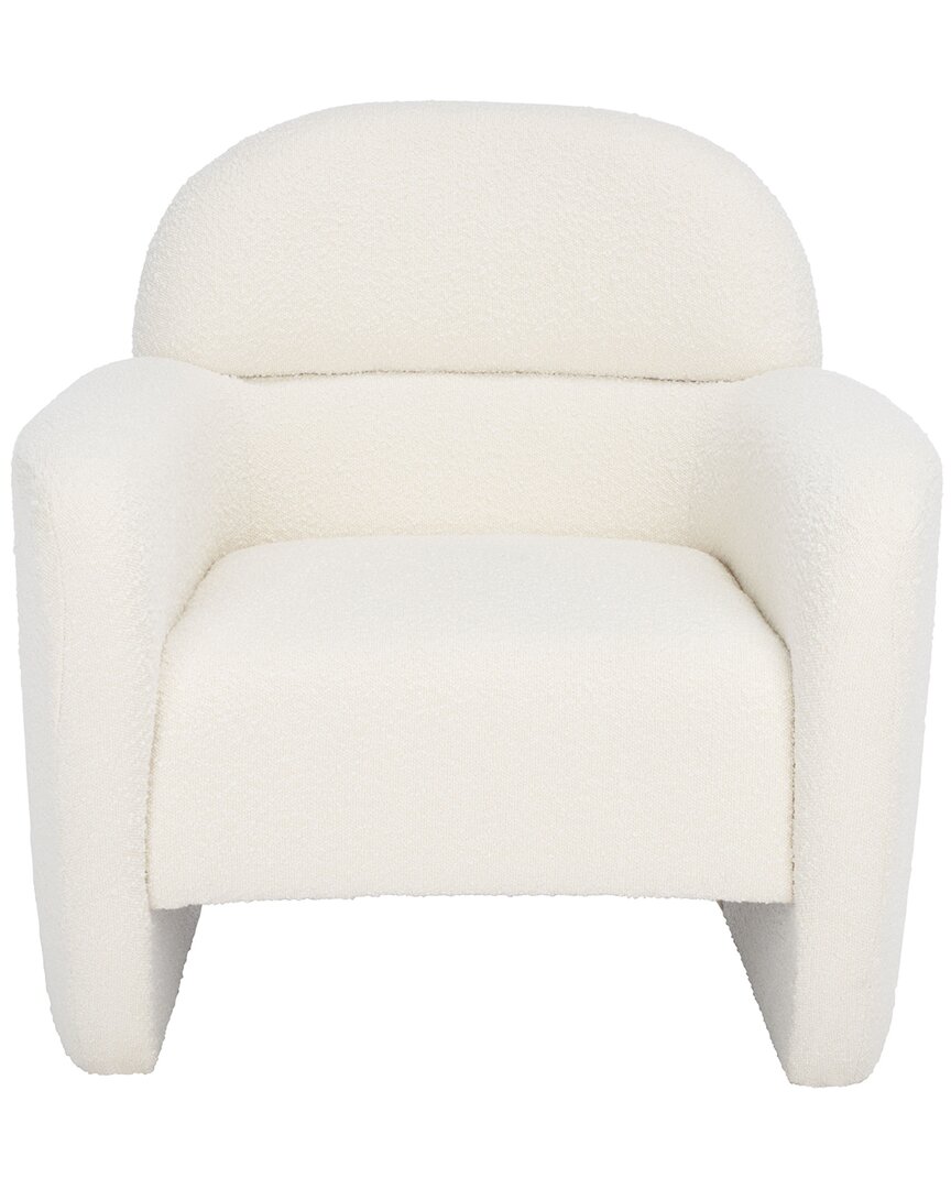 Safavieh Couture Bellamaria Boucle Accent Chair In Ivory