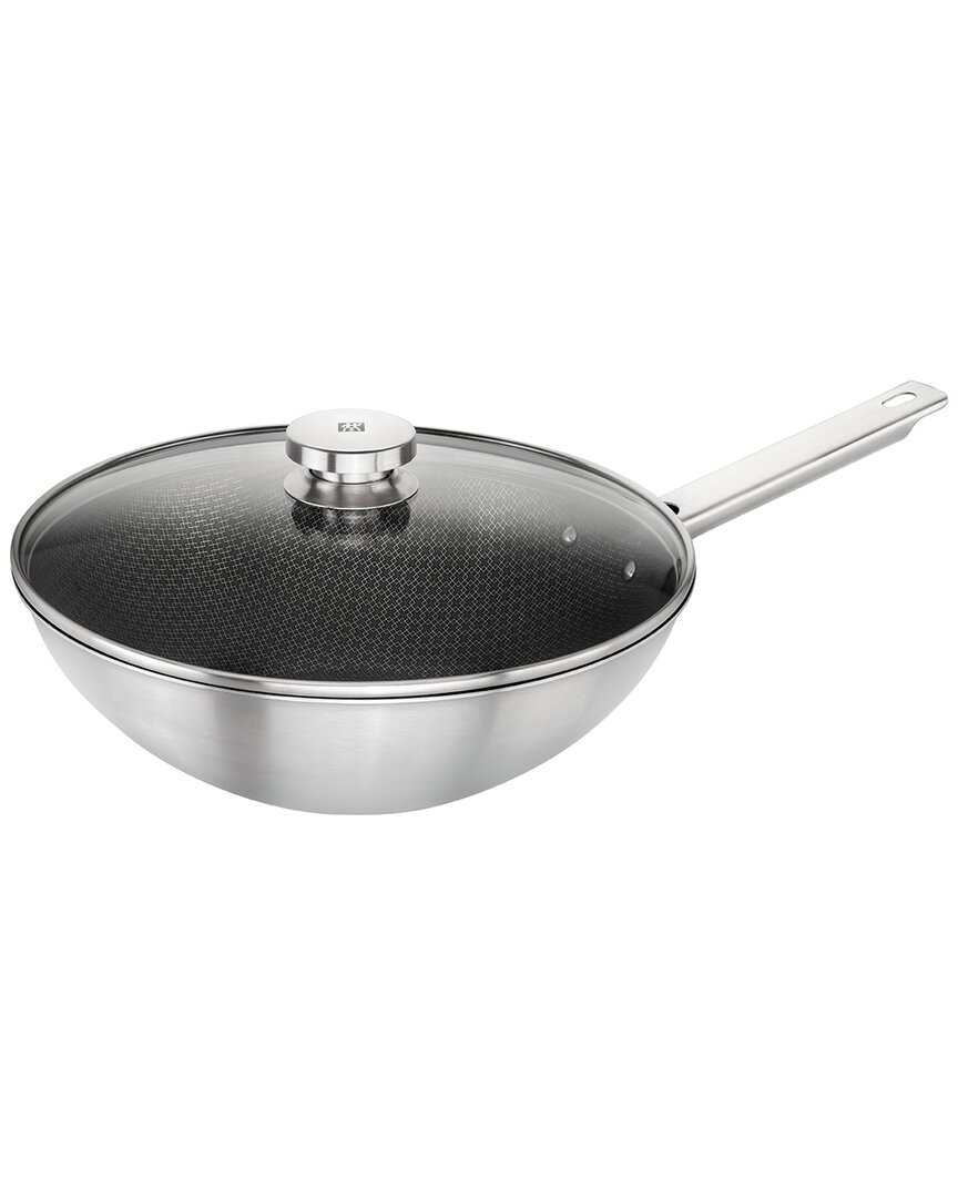 Zwilling J.a. Henckels Joy Plus Stainless Steel Nonstick 12in Wok With Lid
