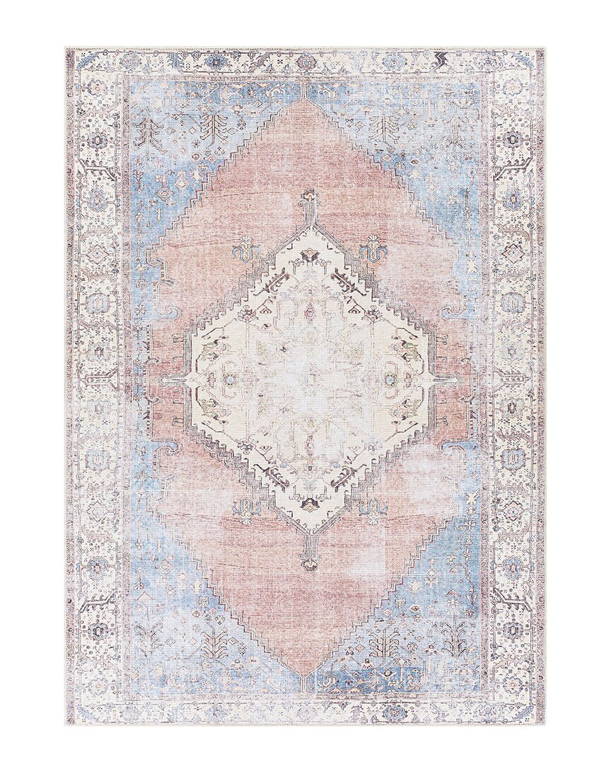 Surya Machine Washable Amelie Traditional Chenille-rug In Charcoal
