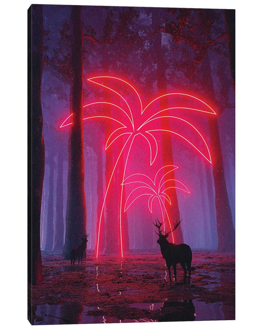 Icanvas The Neon Trees By Davansh Atry Wall Art