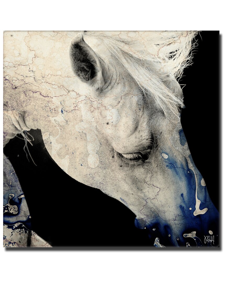 Ready2hangart Equestrian Saddle Ink Psv Canvas Wall Art By Tristan Scott