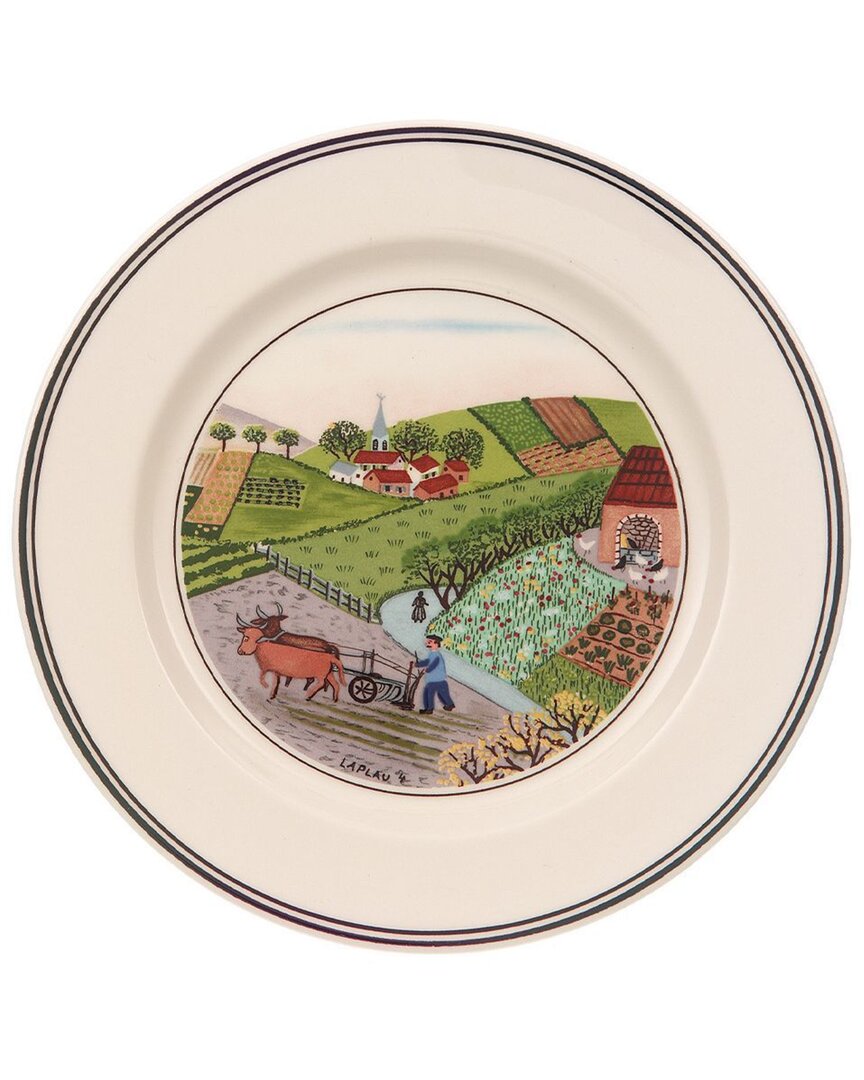 VILLEROY & BOCH VILLEROY & BOCH DESIGN NAIF PLOWING BREAD & BUTTER PLATE 