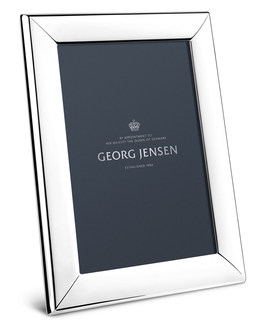 Georg Jensen Modern Medium 5x7 Photo Frame In Silver