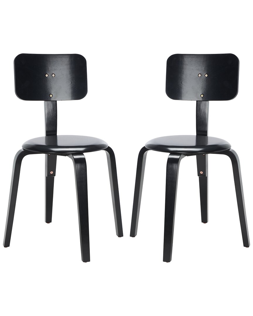 Safavieh Set Of 2 Luella Stackable Dining Chairs