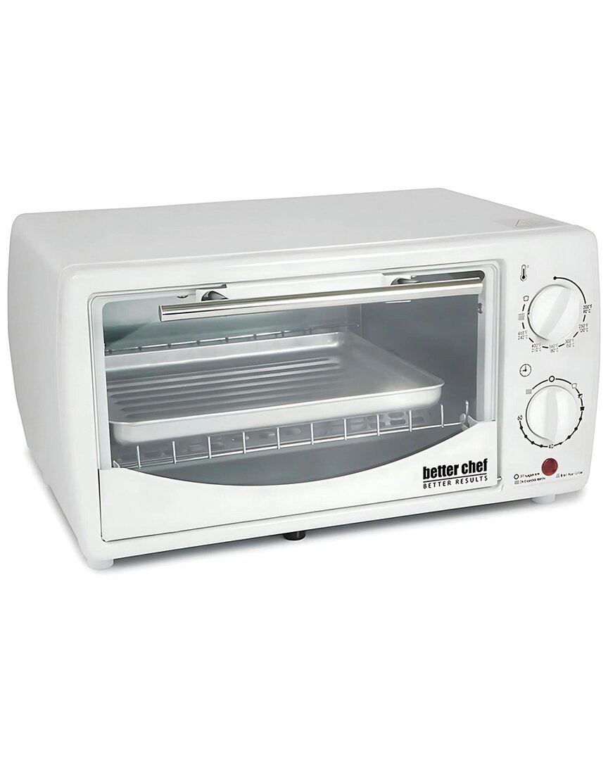 Better Chef 9-liter Toaster Oven Broiler In White