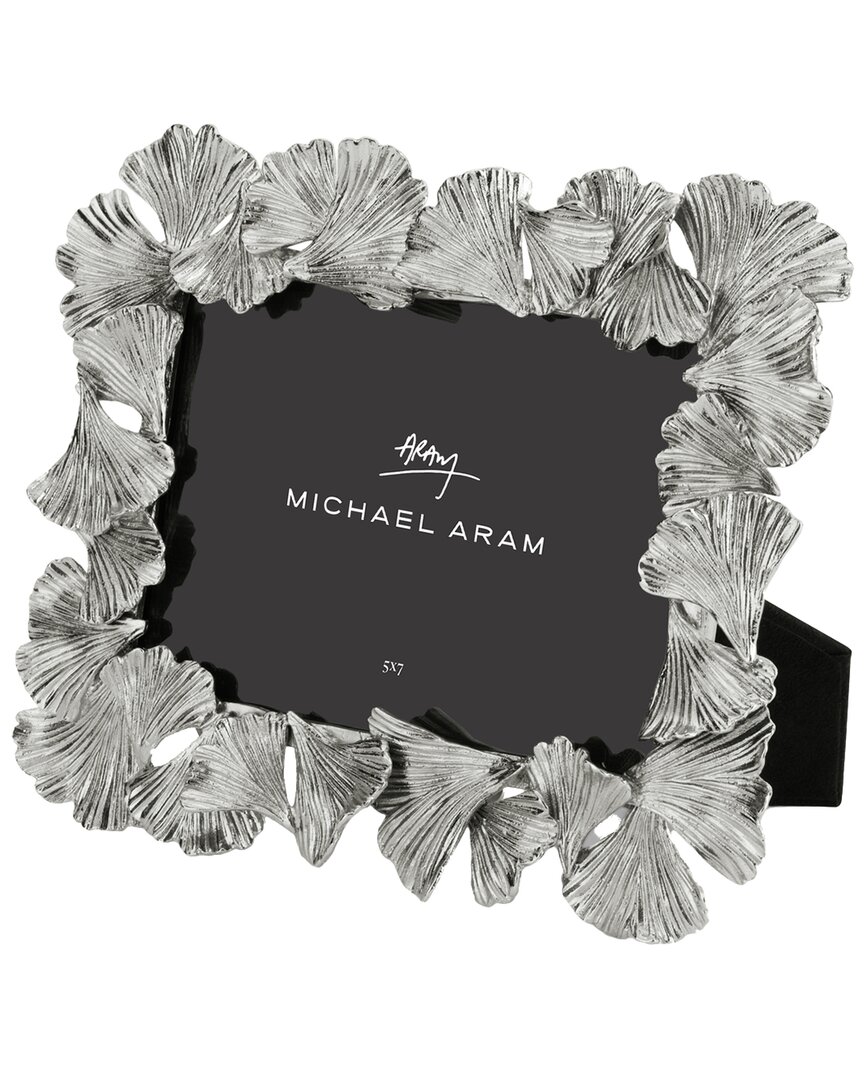 Shop Michael Aram 5x7 Ginkgo Frame In Silver