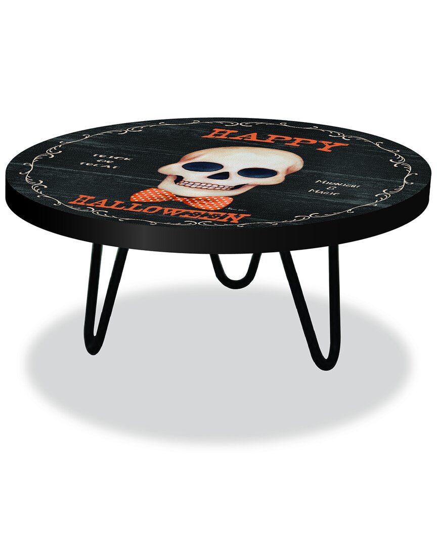 Courtside Market Wall Decor Courtside Market Halloween Collection Happy Halloween Smiling Skull Table/riser In Multi