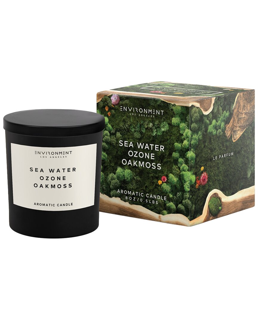 Shop Environment Los Angeles Environment 8oz Candle Inspired By Davidoff Cool Water® Sea Water, Ozone & Oakmoss