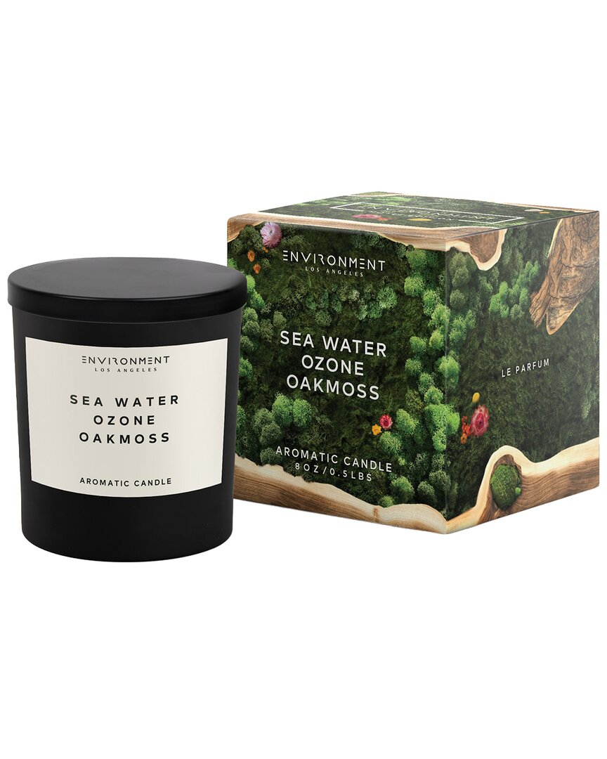Environment Los Angeles Environment 8oz Candle Inspired By Davidoff Cool Water® Sea Water, Ozone & Oakmoss