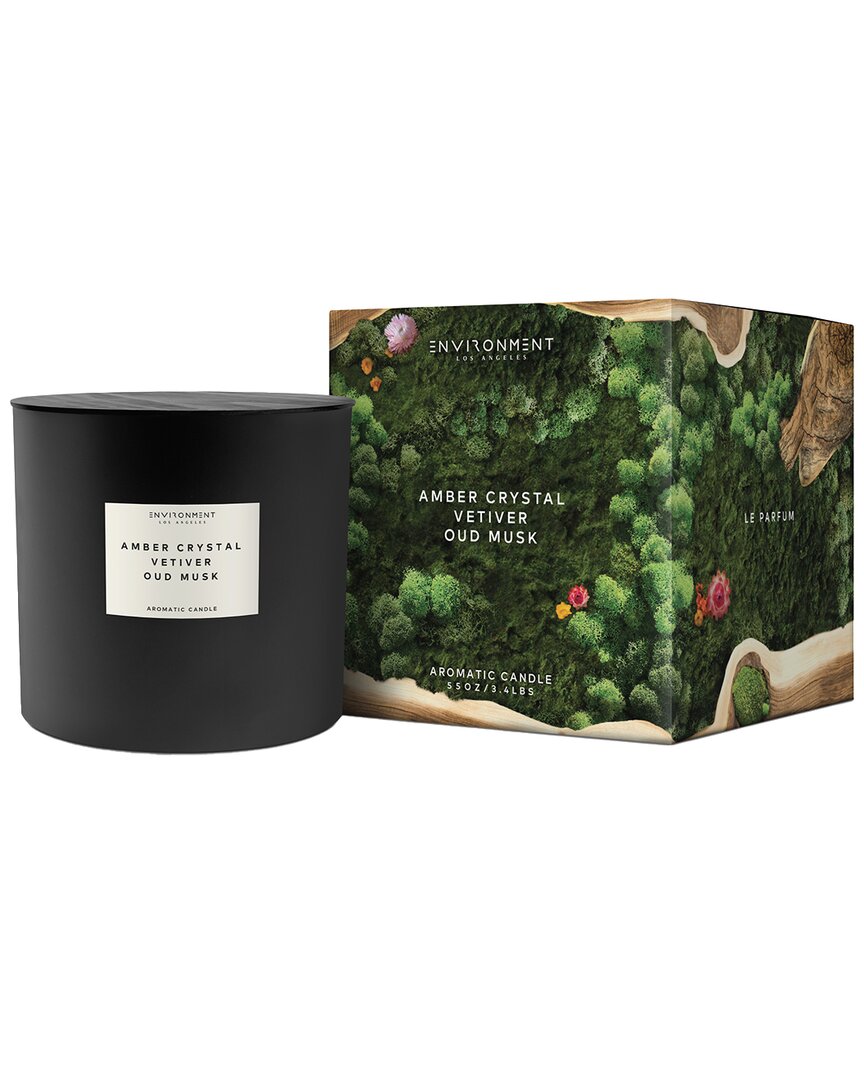 Shop Environment Los Angeles Environment 55oz Candle Inspired By Baccarat Rouge 540® Amber Crystal, Vetiver & Oud Musk