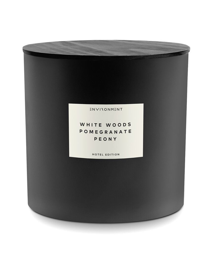 Shop Environment Los Angeles Environment 55oz Candle Inspired By The Aria Hotel® White Woods, Pomegranate & Peony