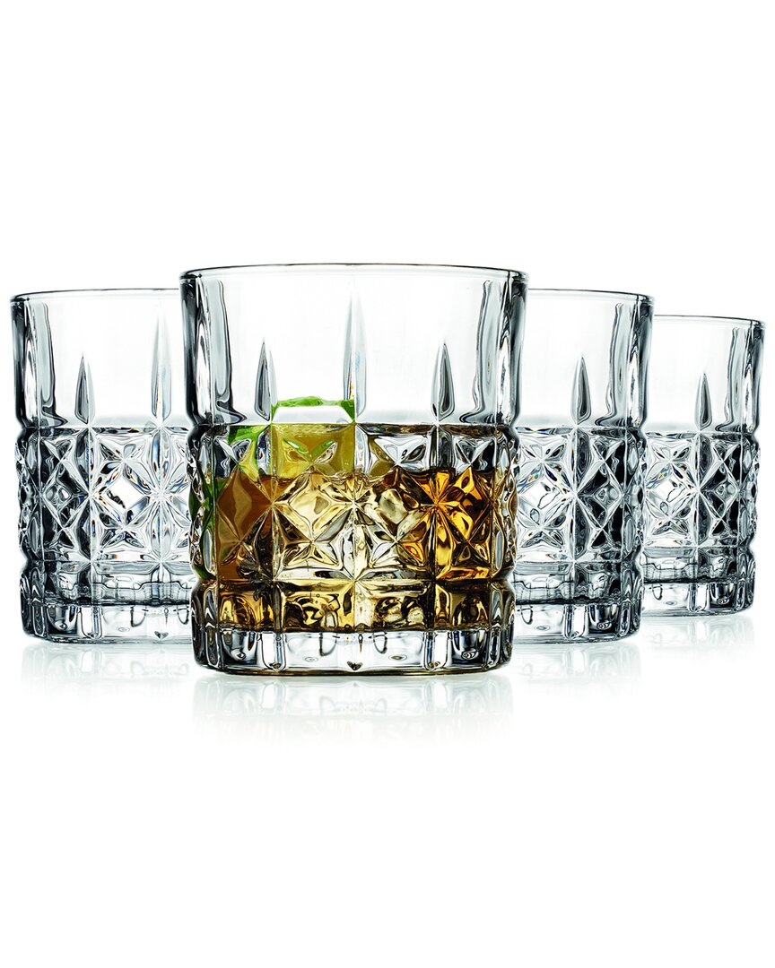 Godinger Snyder Double Old Fashion Glasses (set Of 4) In Clear