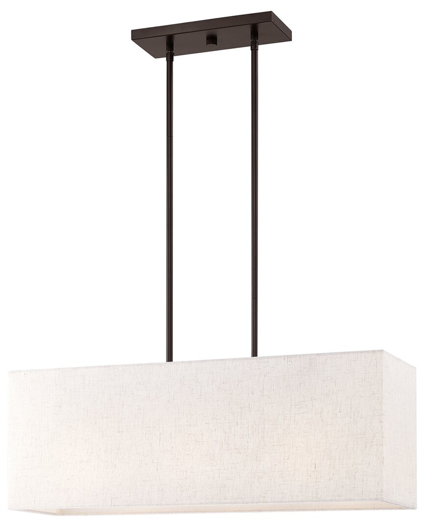 Livex Lighting Summit 3 Light Ebz Linear Chandelier