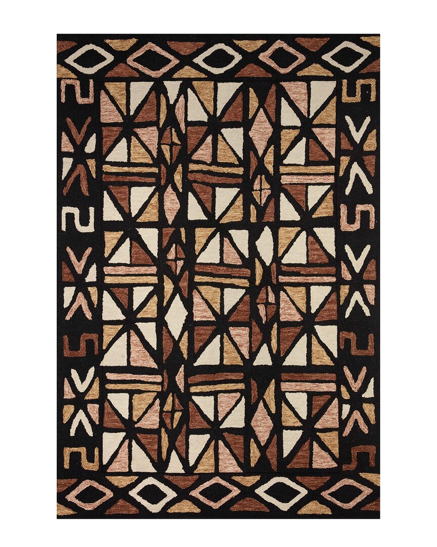 Shop Hewson Discontinued  Nala Wool Pile Rug In Red