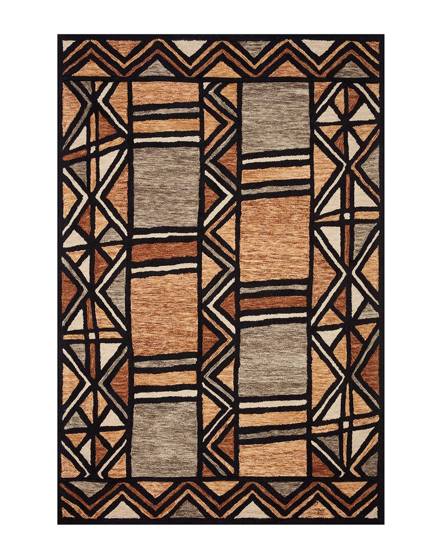 Shop Hewson Discontinued  Nala Wool Pile Rug In Brown