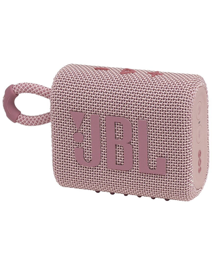 Jbl Go 3 Pink Waterproof Portable Bluetooth Speaker