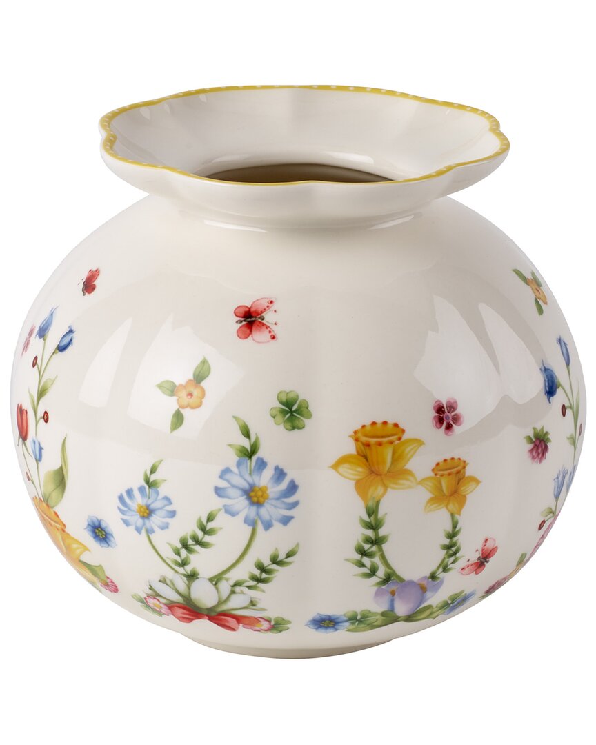 Villeroy & Boch Spring Awakening Large 7in Vase In White