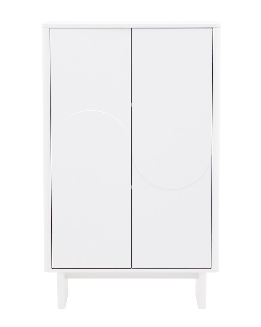 Manhattan Comfort Modern Ella 51.4in Accent Cabinet In White