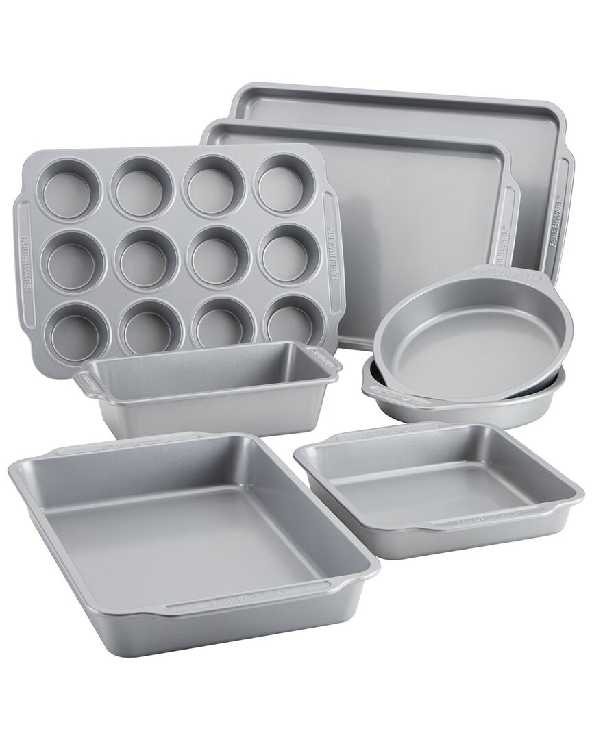 Farberware Bakeware 8pc Set In Gray