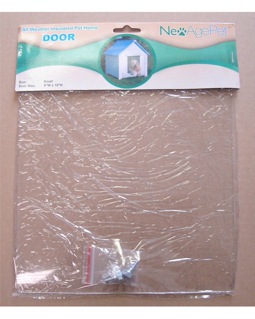 New Age Pet Discontinued  Dog House Door Flap - Medium In Clear