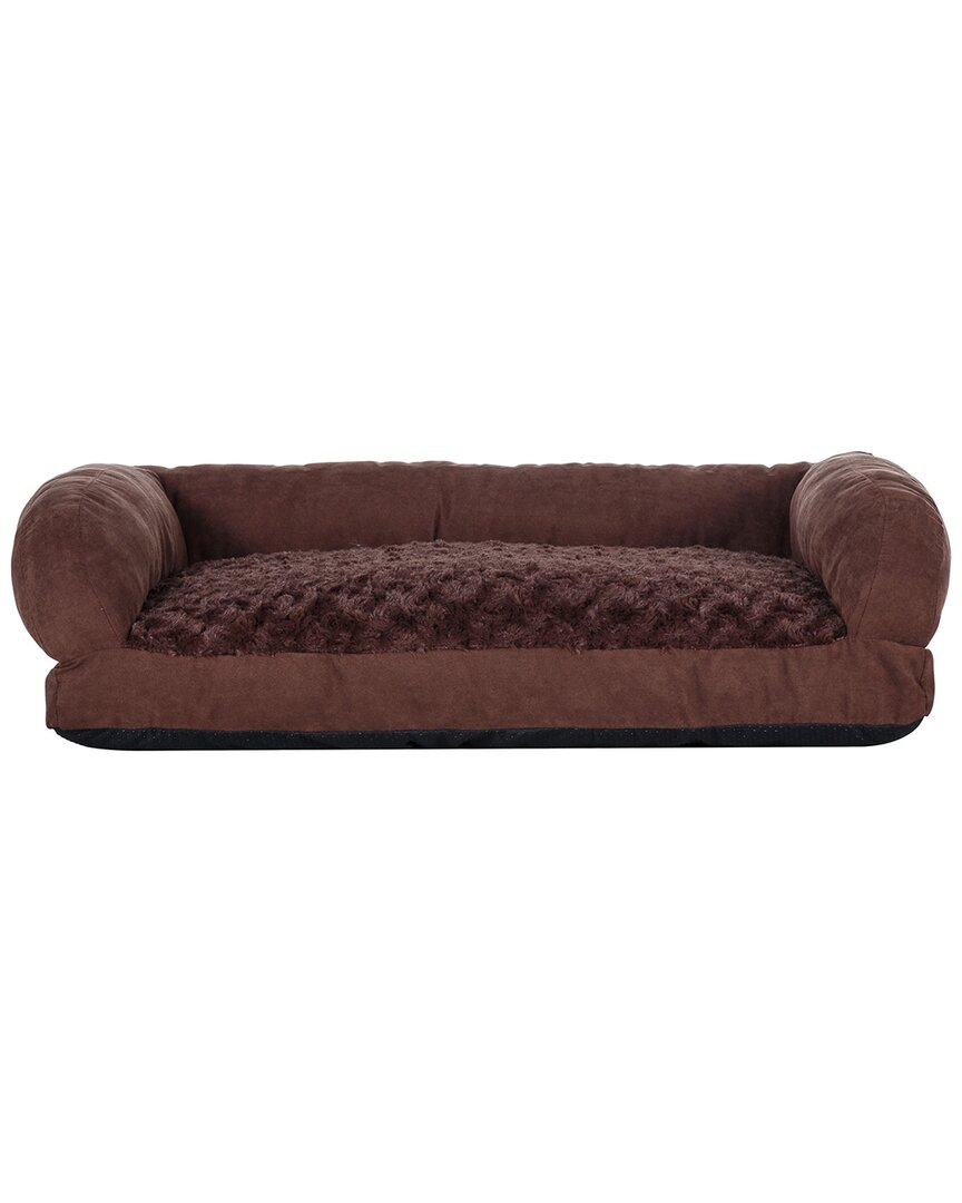 New Age Pet Buddy's Memory Foam Dog Cushion - Medium In Brown