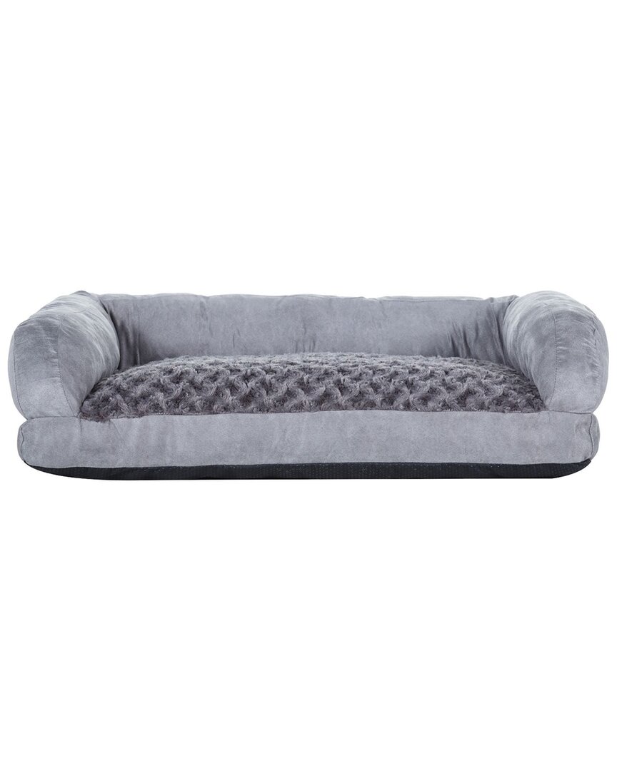 New Age Pet Buddy's Memory Foam Dog Cushion - Medium In Grey