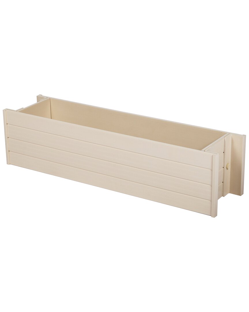 New Age Pet Discontinued Discontinued  Ecoflex 30in Rectangular Flower Or Herb Window Box In Brown