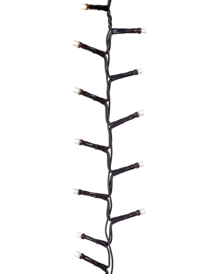 Vickerman 500-light 36ft Led 8-function Snake Light End Connecting Set In Black
