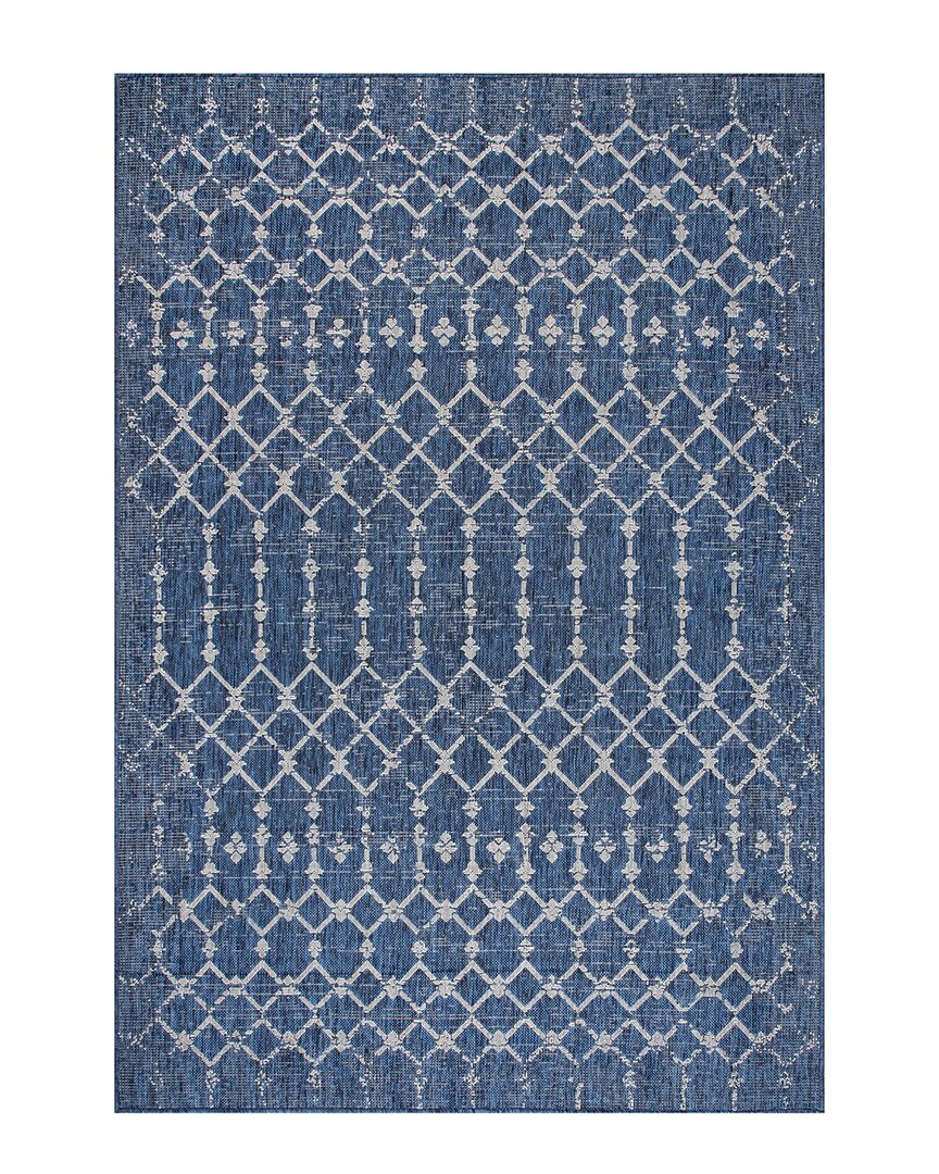 Nuloom Grayson Moroccan Trellis Indoor/outdoor Rug In Blue
