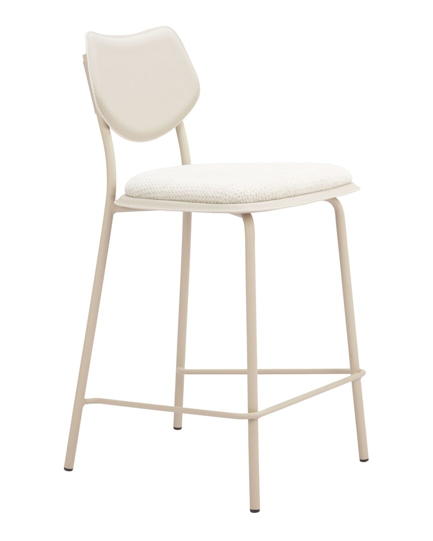 Zuo Modern Set Of 4 Zeal Counter Stools In White