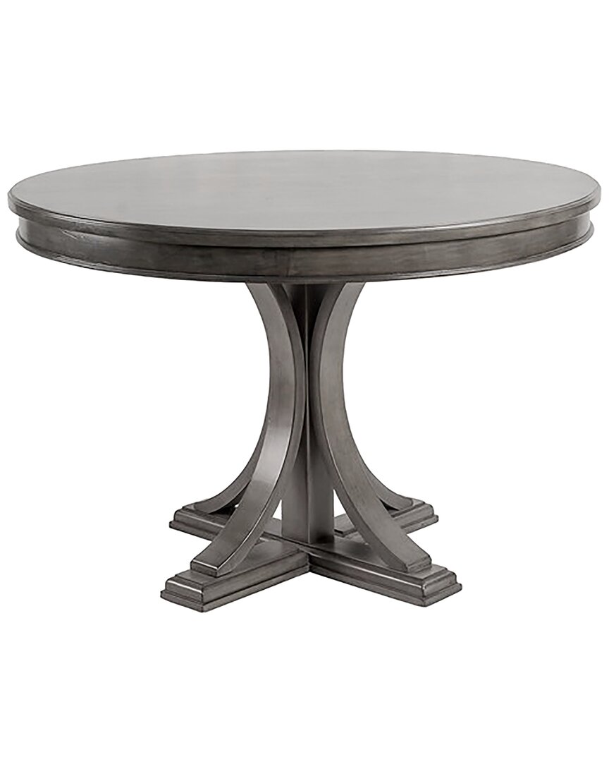 Shop Madison Park Signature Helena Round Dining Table In Grey