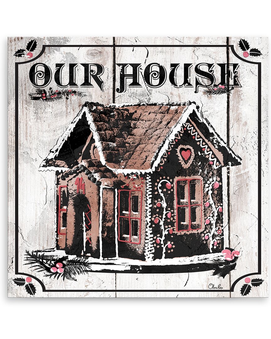 Ready2hangart Gingerbread House Canvas Wall Art By Olivia Rose