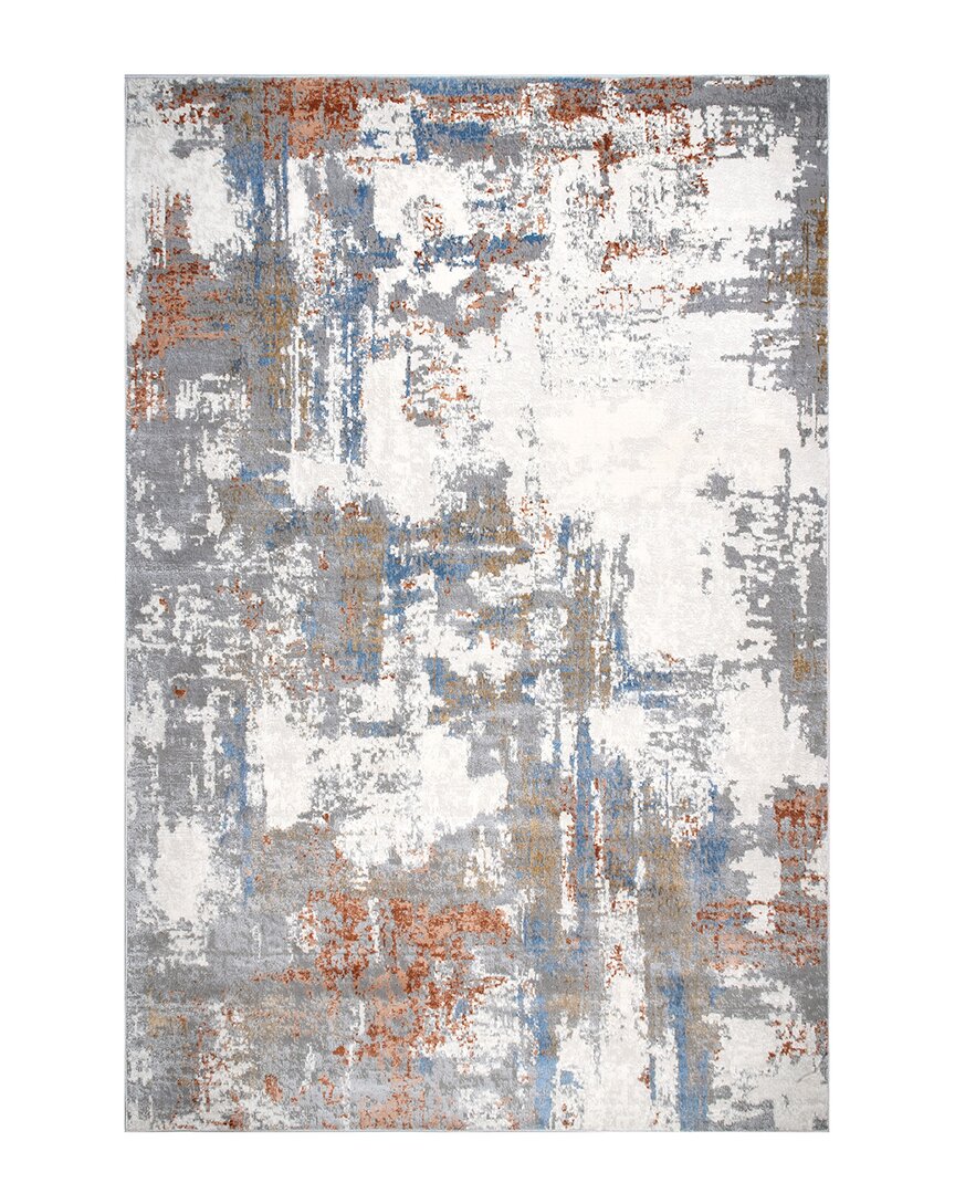 Nuloom Cleo Modern Abstract Rug In Grey
