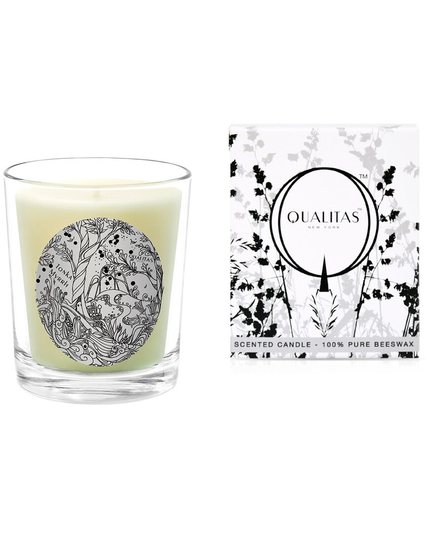 Qualitas Tonka Myrrh 6.5oz Beeswax Candle