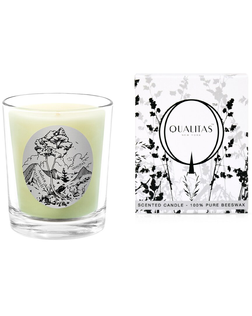 Qualitas Amber Patchouli 6.5oz Beeswax Candle