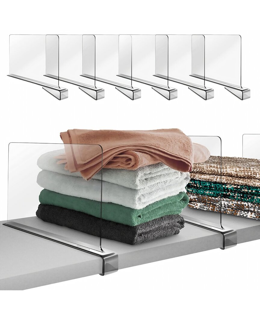 M DESIGN M DESIGN SET OF 32 SHELF DIVIDER WITH HOOKS 