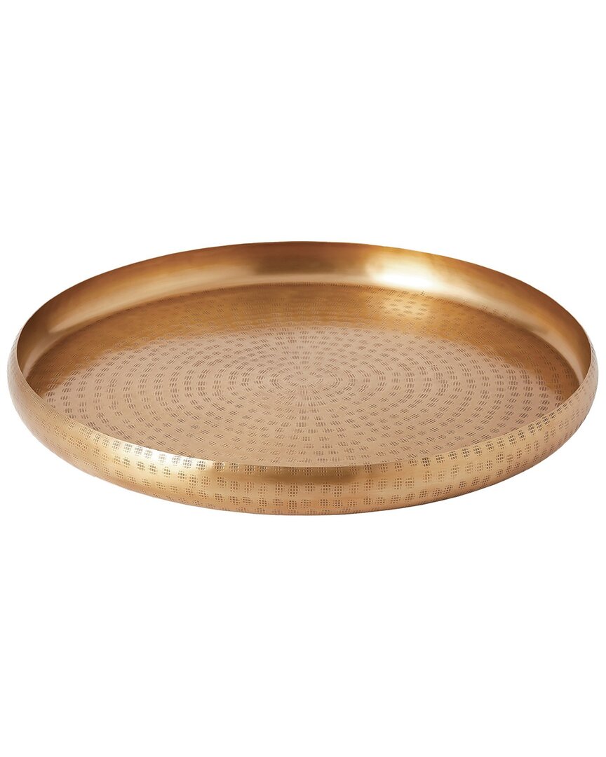 Global Views Offering Tray In Brass