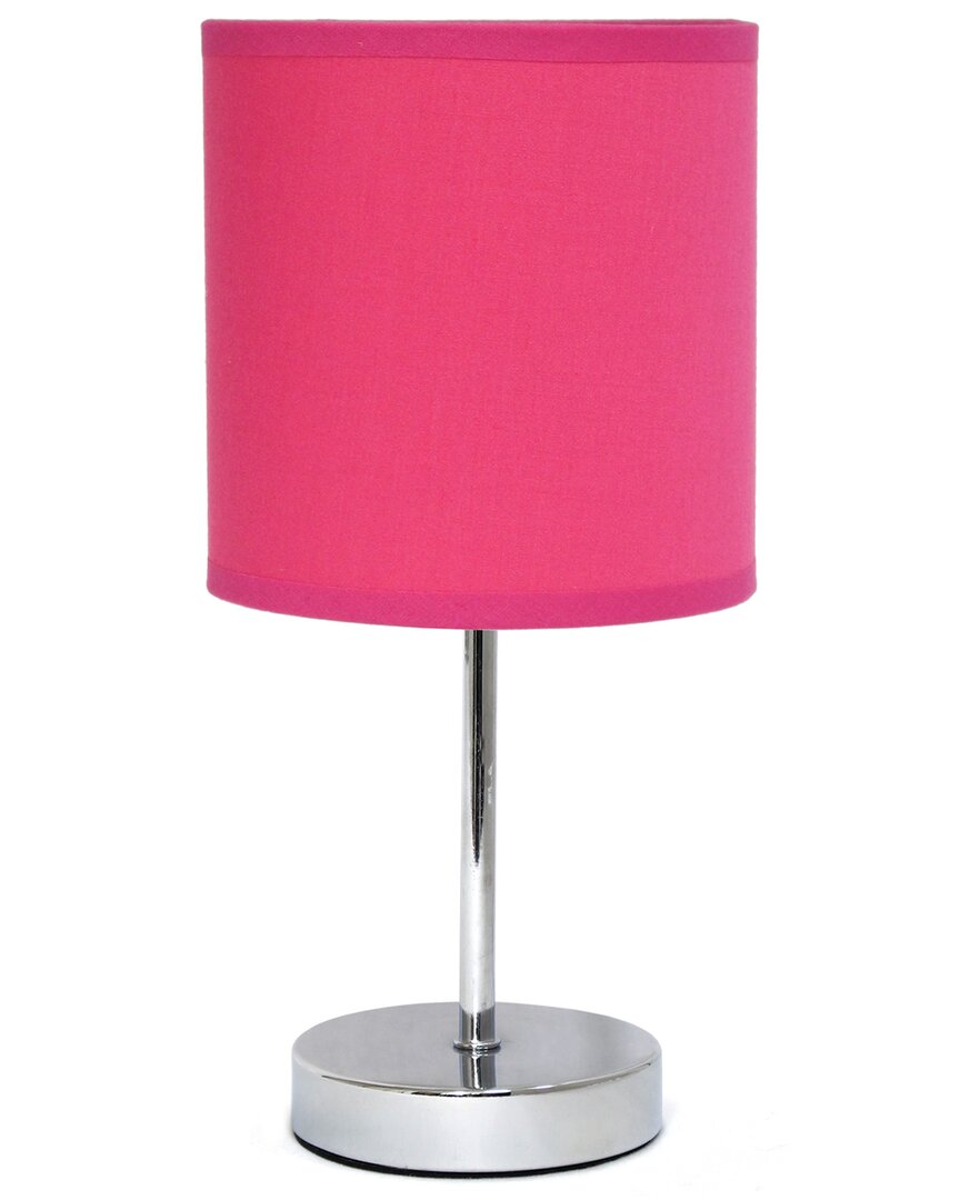 Lalia Home 11.81in Basic Mini Table Lamp With Led Bulb Included
