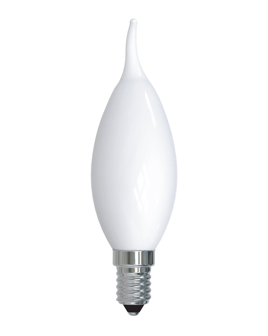 Bulbrite Pack Of 4-5 Watt Dimmable Milky Filament Ca10 Candelabra (e12) Led Bulb