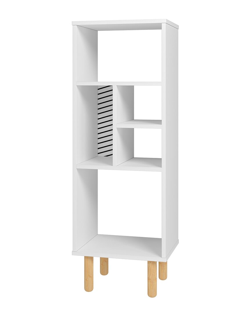 Manhattan Comfort Essex 42.51 Bookcase In White