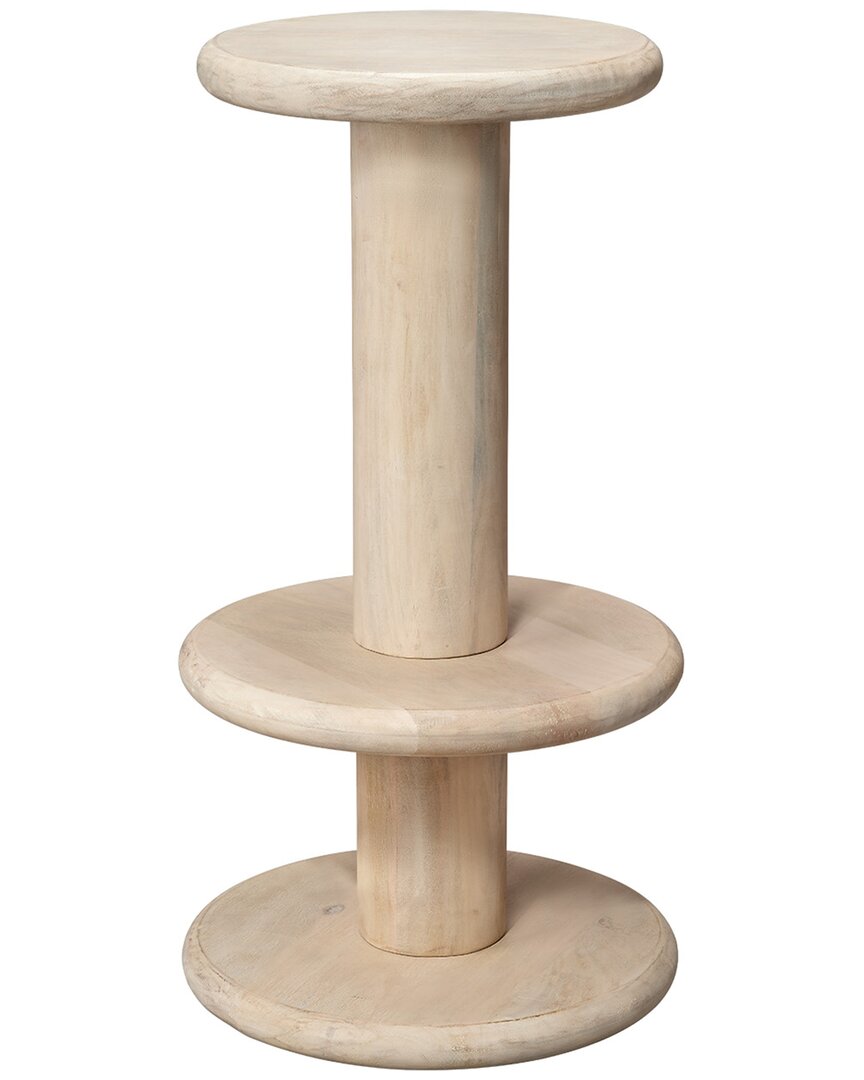 Jamie Young Rye Barstool In White