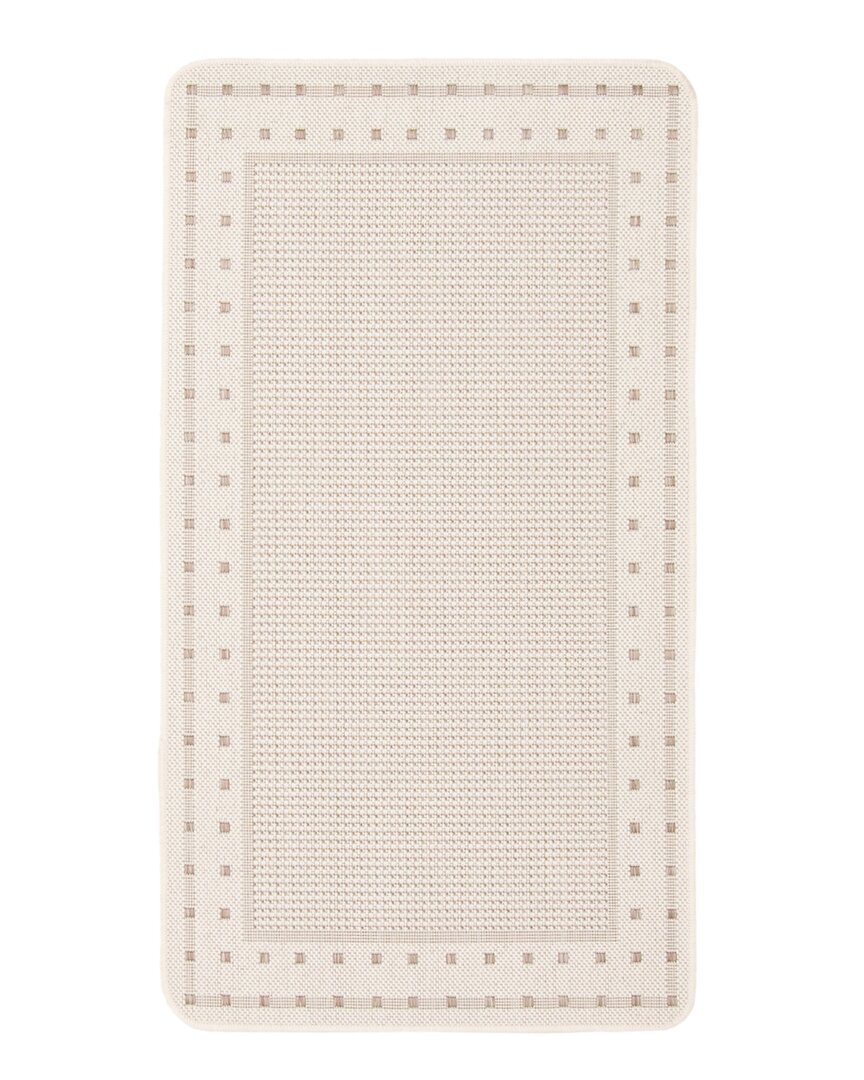 Ecarpet Nadia Textured Anti-slip Mat In Ivory