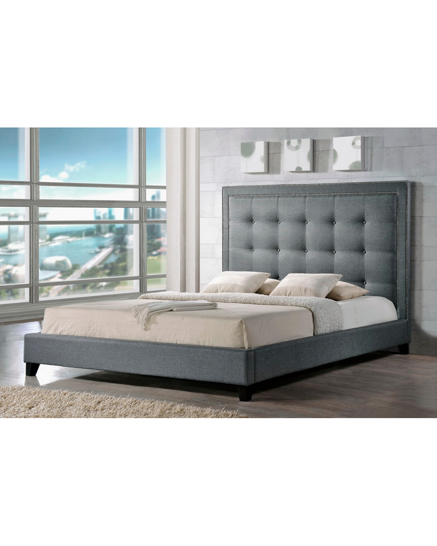 Baxton Studio Hirst King Platform Bed